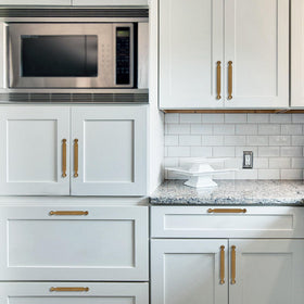 KOMOTIA antique brass handles elevate spaces with sturdy craftsmanship.