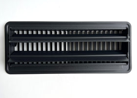 KOMPELL AIRE black matte finish floor register adds sleek style to any room.