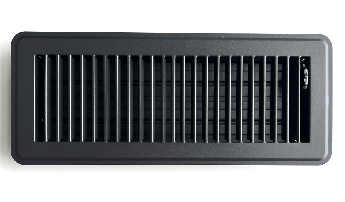 KOMPELL AIRE heavy-duty steel floor vent shows rugged construction for durable use.