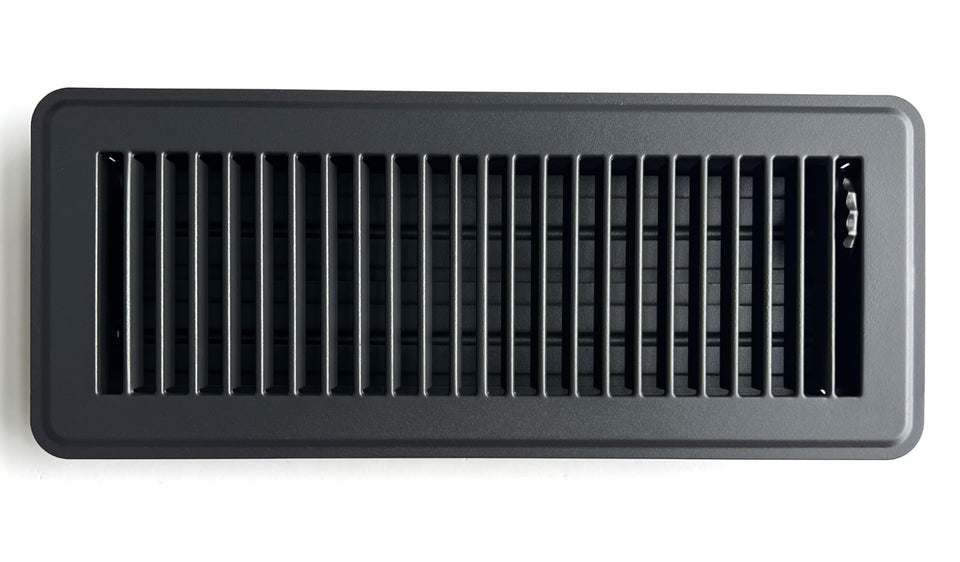 KOMPELL AIRE heavy-duty steel floor vent shows rugged construction for durable use.