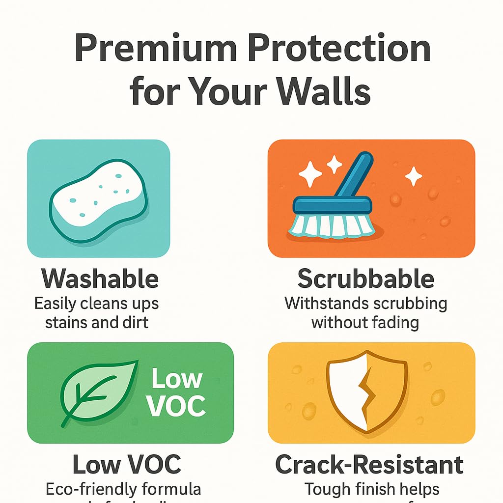 Interior wall with durable scrubbable finish from KOMPOZIT PRO.