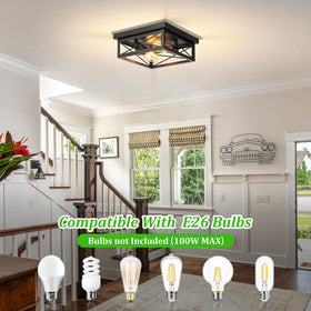 Kondras fixture with two adjustable E26 sockets for versatile lighting.