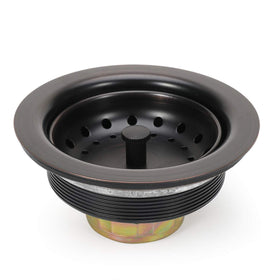 KONE drain assembly with 3-1/2-inch opening for durable kitchen use.