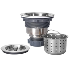 KONE sink drain assembly kit for quick kitchen upgrades with a visible complete set