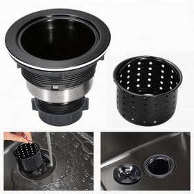 KONE sealing lid helps regulate water flow during draining.