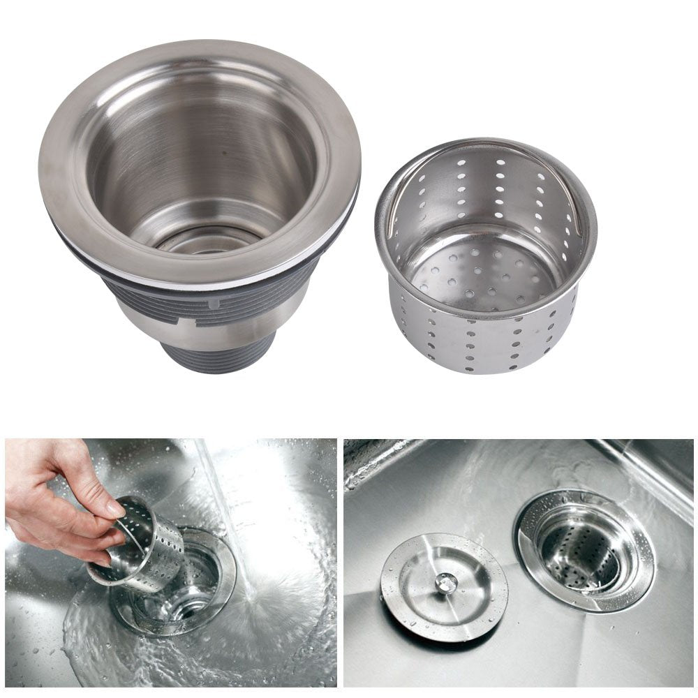 KONE sink stopper sealing lid demonstrating reliable seal and drainage control