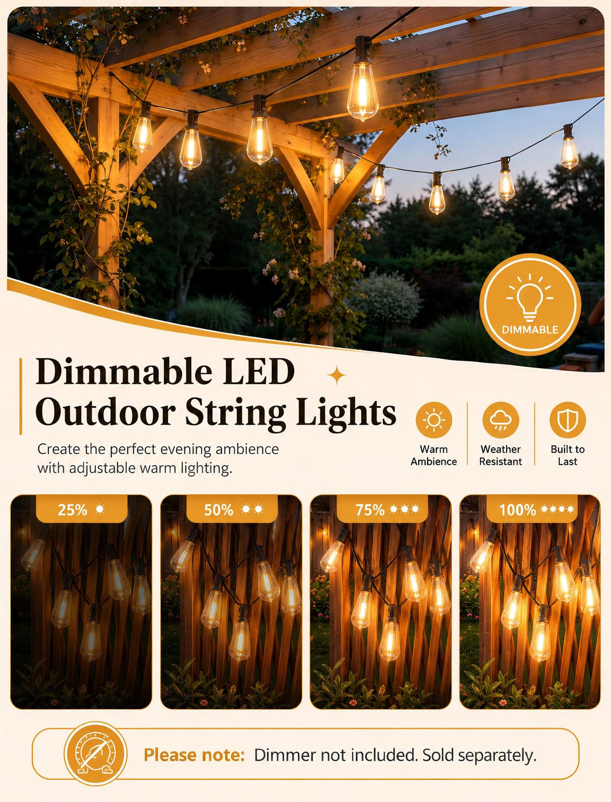 Konictom UL-listed lights offer safe, end-to-end connectable setup for expansion.