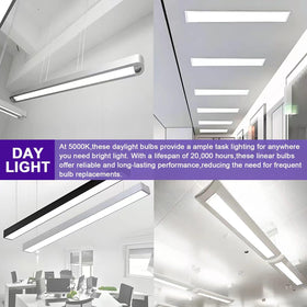 25-pack fluorescent T5 tubes ideal for bulk installations