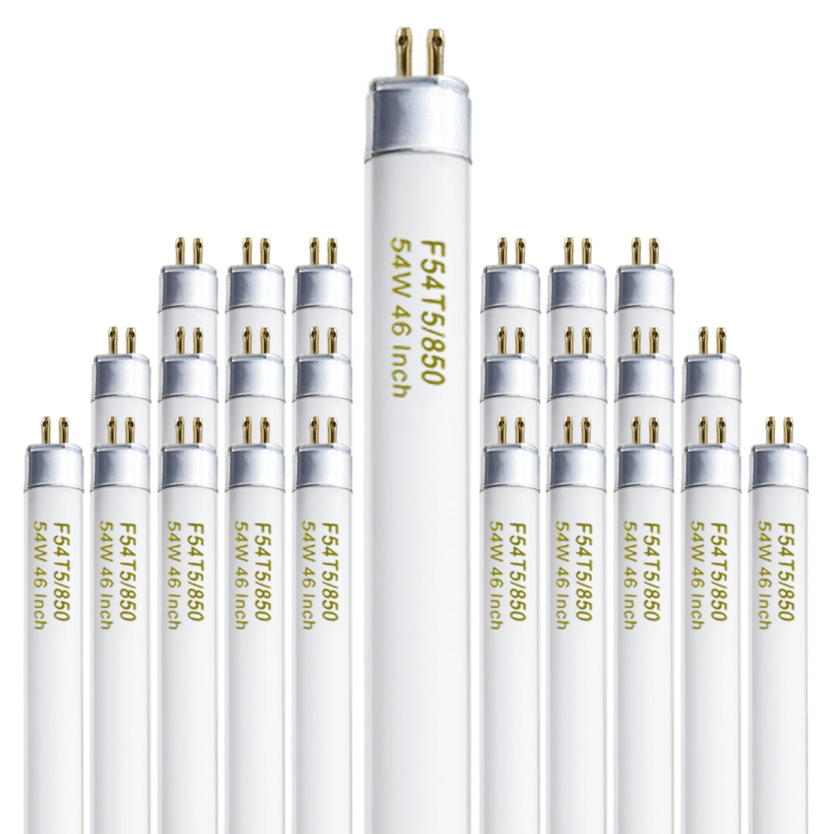 Konideke 46-inch T5 bulb delivering daylight 5000K illumination for offices