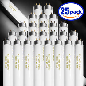 Konideke 6500K daylight T8 bulb emitting bright daylight