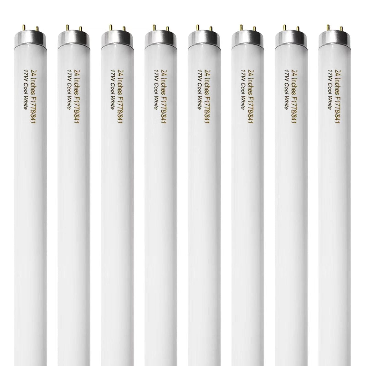 Konideke 8-pack 24in F17T8 tube light ready for quick retrofit.