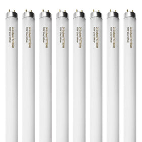Konideke 8-pack 24in F17T8 tube light ready for quick retrofit.