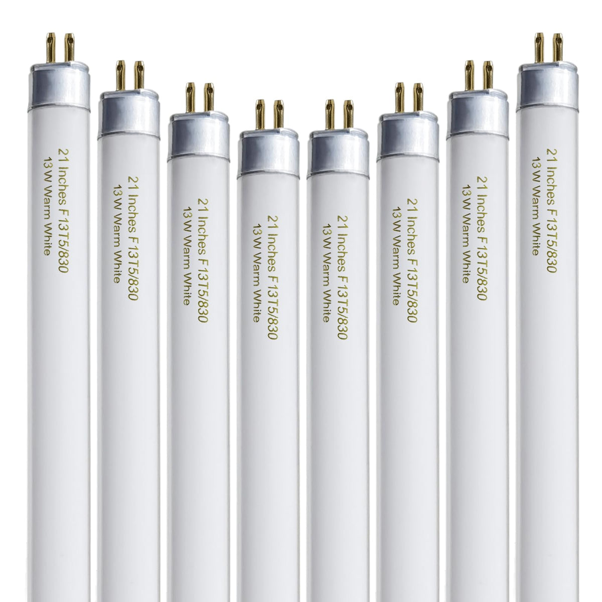 Konideke eight-pack 21-inch T5 bulbs in packaging for quick replacement.