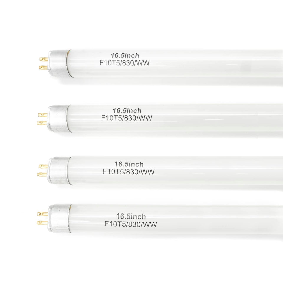 Konideke F10T5 replacement bulb, 16-inch length, ideal for cabinet lighting.
