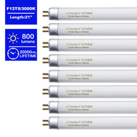 Konideke 13W T5 bulb delivers 800 lm for efficient illumination.