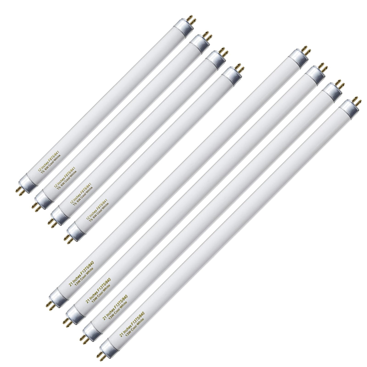 Konideke under-cabinet T5 12in 8W tube for bright, energy-efficient task lighting.