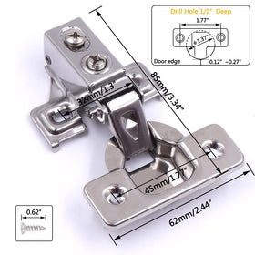 KONIGEEHRE dampening system provides soft-close action for everyday cabinet use.