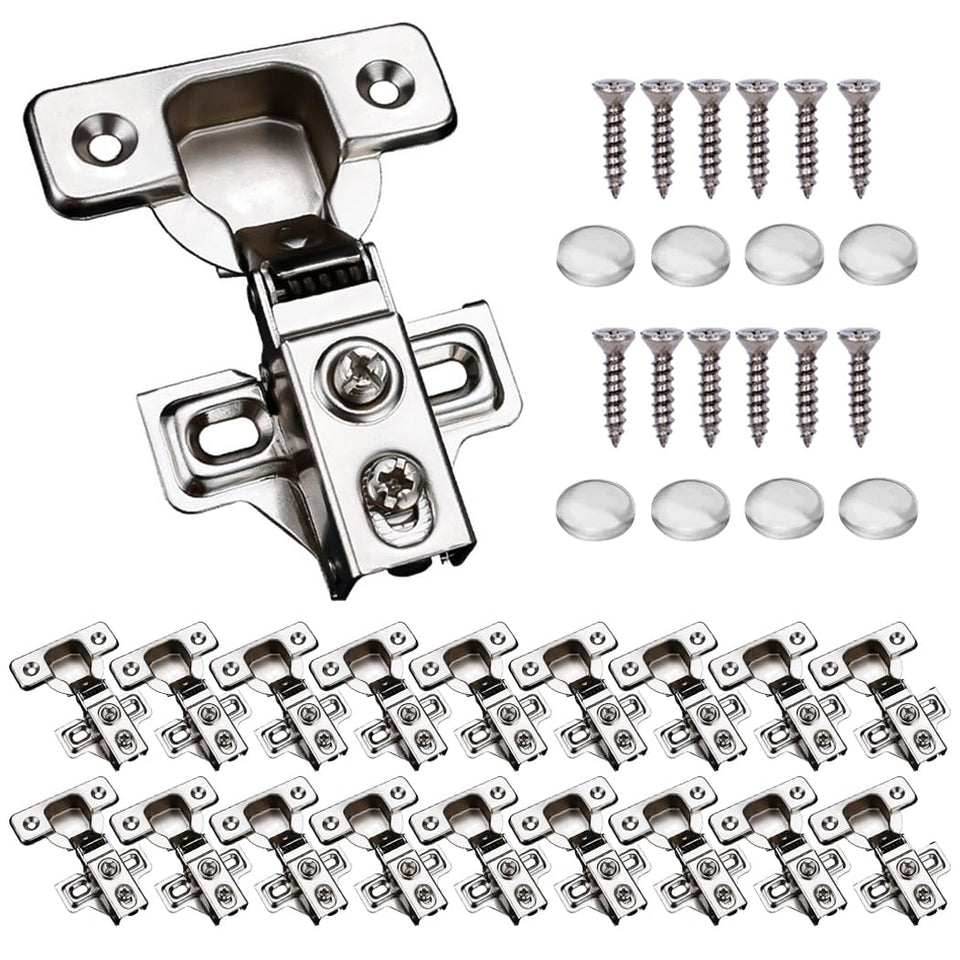 KONIGEEHRE soft-close hinge assembly for cabinets, offering quiet, smooth closing.