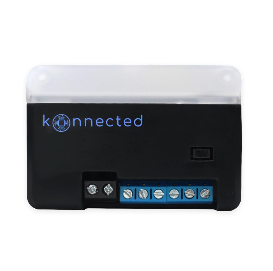 Konnected blaQ GDO wall-mount install enabling cloud-free garage automation