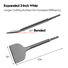 Konvixon 40Cr alloy steel chisel designed for durability under heavy use
