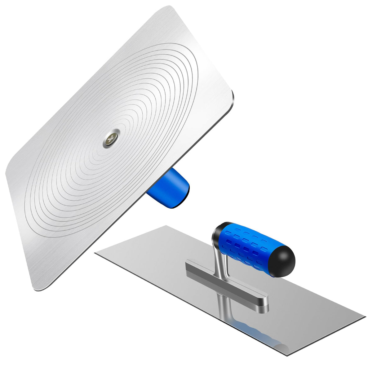 Konvixon drywall hawk with 12-inch surface for steady mud hold and faster work.