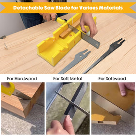 Konvixon coarse-toothed blade speeds cuts in hardwood, MDF, and PVC.