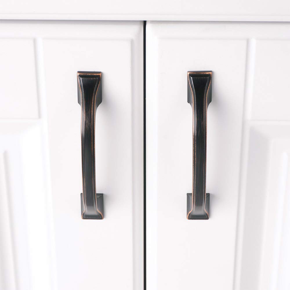 KOOFIZO bedroom dresser with bronze pulls adds subtle luxury