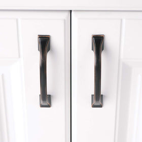 KOOFIZO bedroom dresser with bronze pulls adds subtle luxury