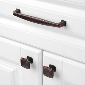 KOOFIZO bronze cabinet hardware close-up highlighting solid metal construction