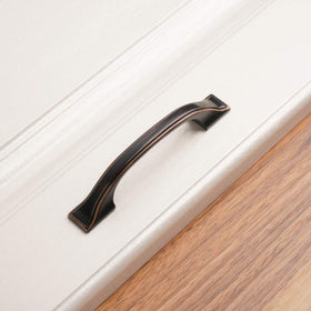KOOFIZO bronze hardware on kitchen cabinets demonstrates versatile furniture upgrades