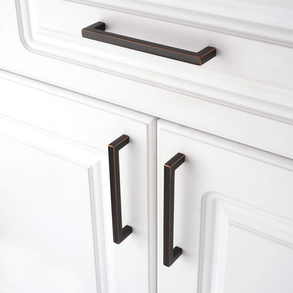KOOFIZO cabinet handle in bronze for drawers and dressers.