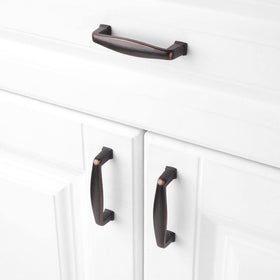 KOOFIZO bronze cabinet pull side view for compact fit.