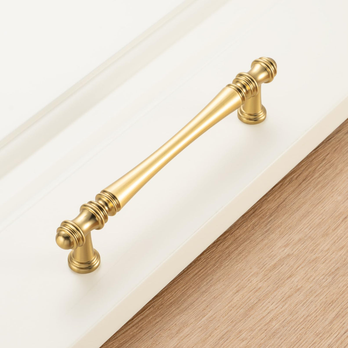Koofizo classic gold cabinet hardware—versatile for kitchen, bedroom, and bathroom