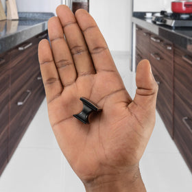 KOOFIZO K09 square knob on dresser demonstrates decorative hardware for bedrooms.