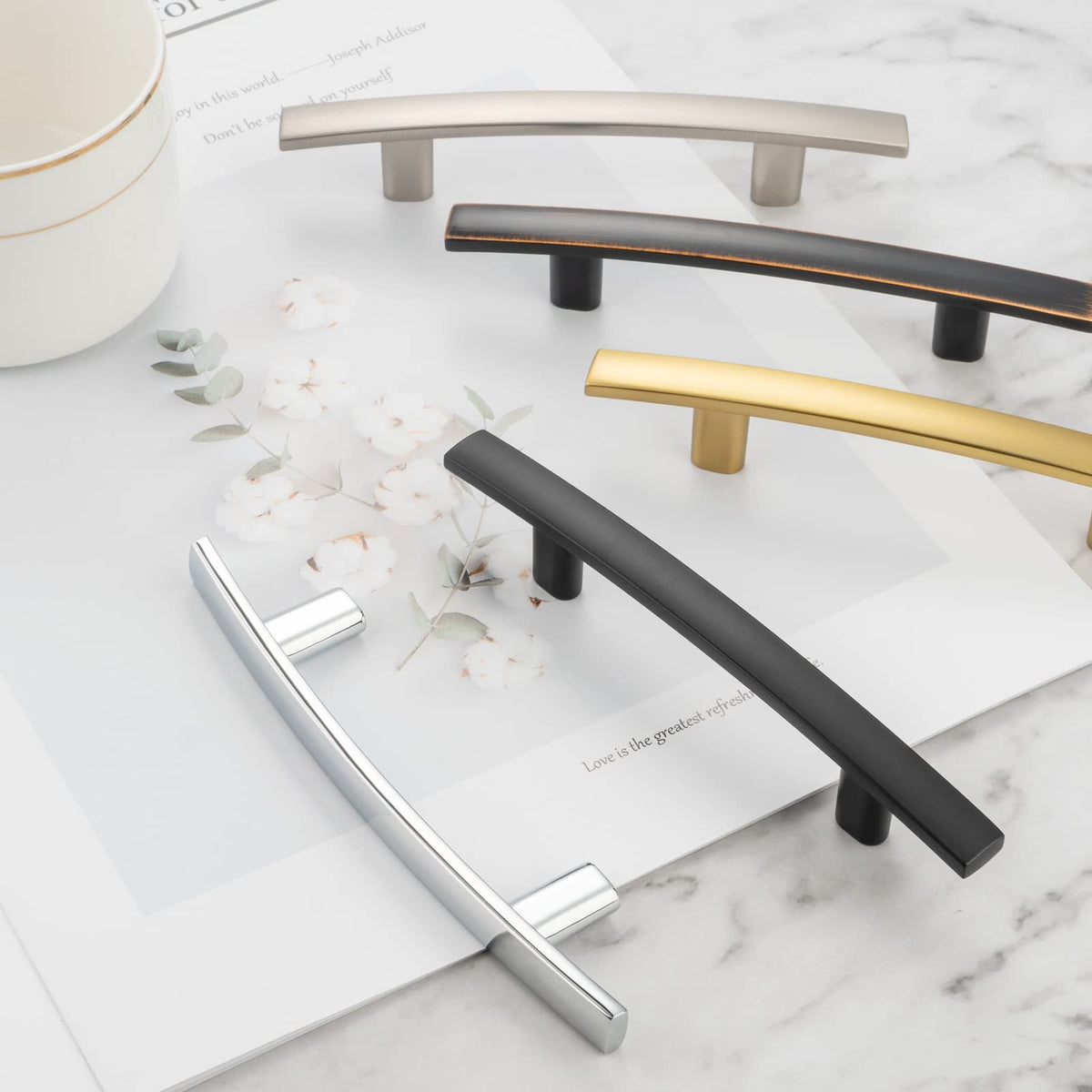 KOOFIZO solid metal bronze pulls designed for longevity and style