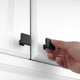 KOOFIZO installation-ready knob set—includes free screws for quick 25mm and 38mm mounting.