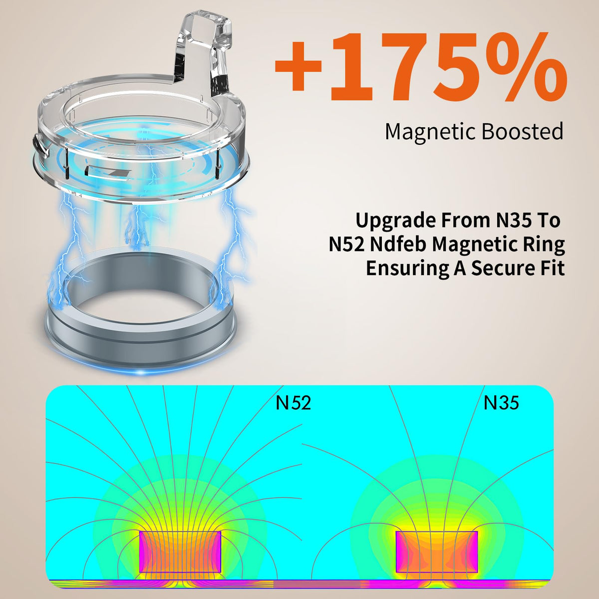 Kooloba delta magnet docking assembly enabling precise faucet docking