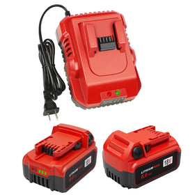 KOOMICY 18V 6.0Ah battery pack extends runtime for Milwaukee tools.
