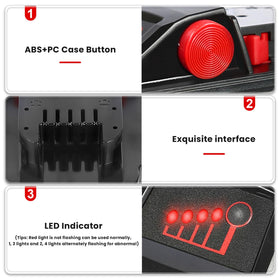 KOOMICY replacement for Milwaukee 48-11-series batteries ensures reliable power.