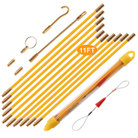 KOOTANS 11ft fiberglass rods kit in case, organized storage for easy transport