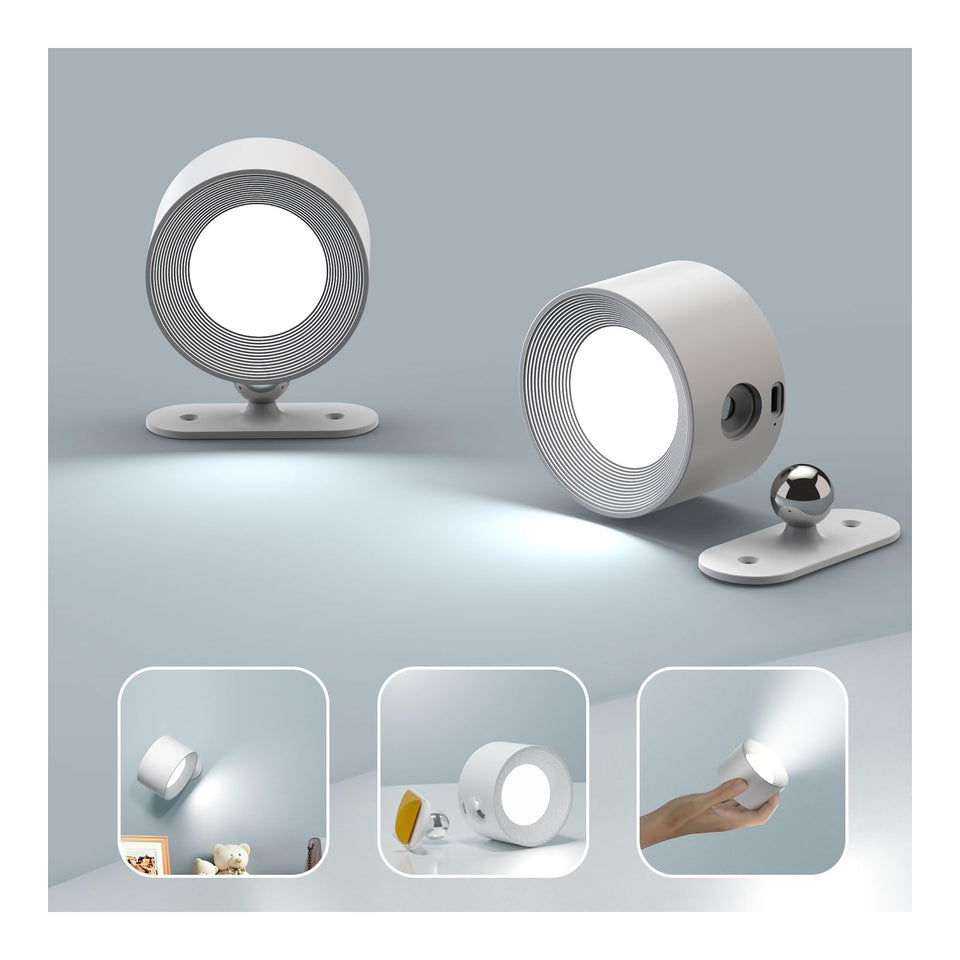 Koopala 2Pack LED wall lamps installed on wall for stylish ambient lighting