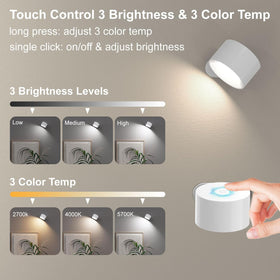 Koopala cordless wall sconce with remote for flexible placement