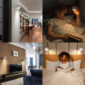 Koopala eye-care LED sconce with no flicker for comfortable use