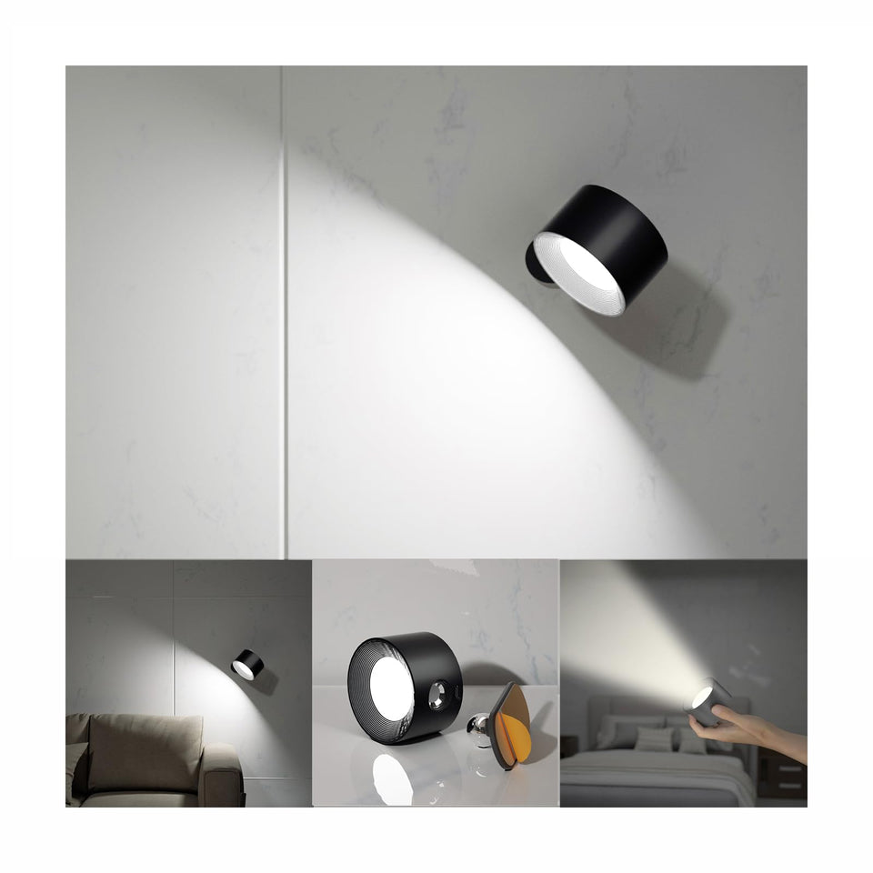 Koopala wall-mounted LED reading light with warm glow ideal for bedtime reading