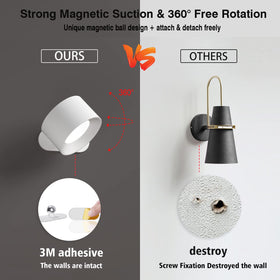 Koopala rechargeable sconce offers long battery life and quick USB-C charging
