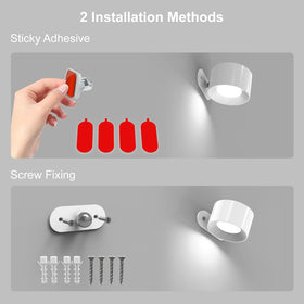 Koopala touch control panel for easy brightness and color temperature adjustment
