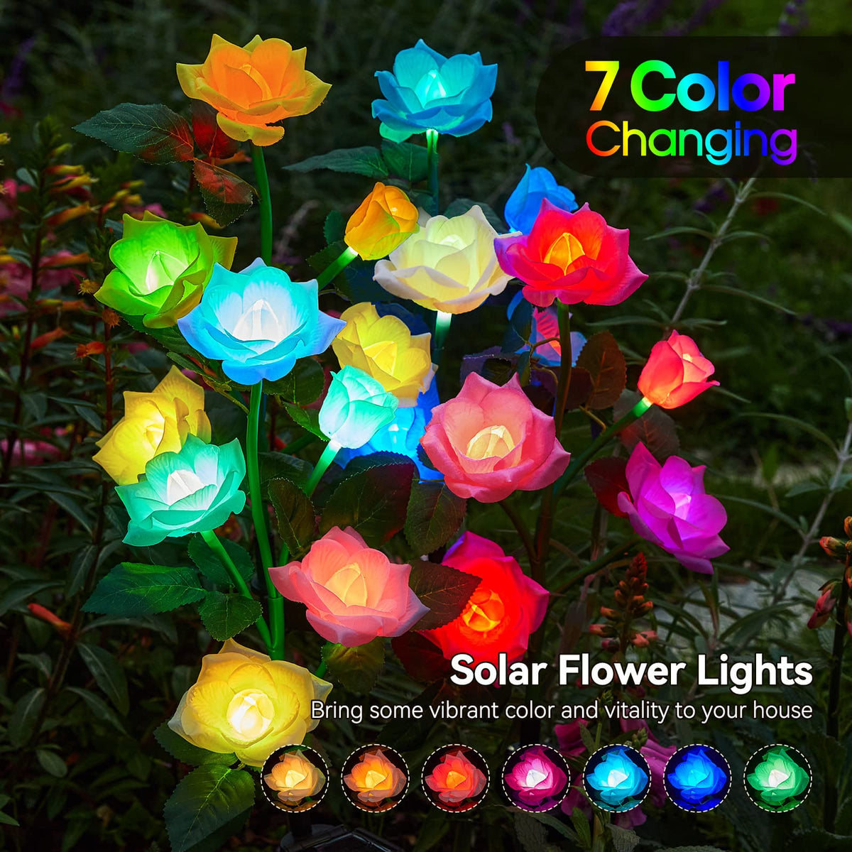 KOOPER seven-color changing lights create versatile evening ambiance