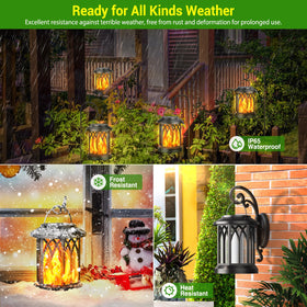 KOOPER auto on/off feature ensures hands-free evening lighting.