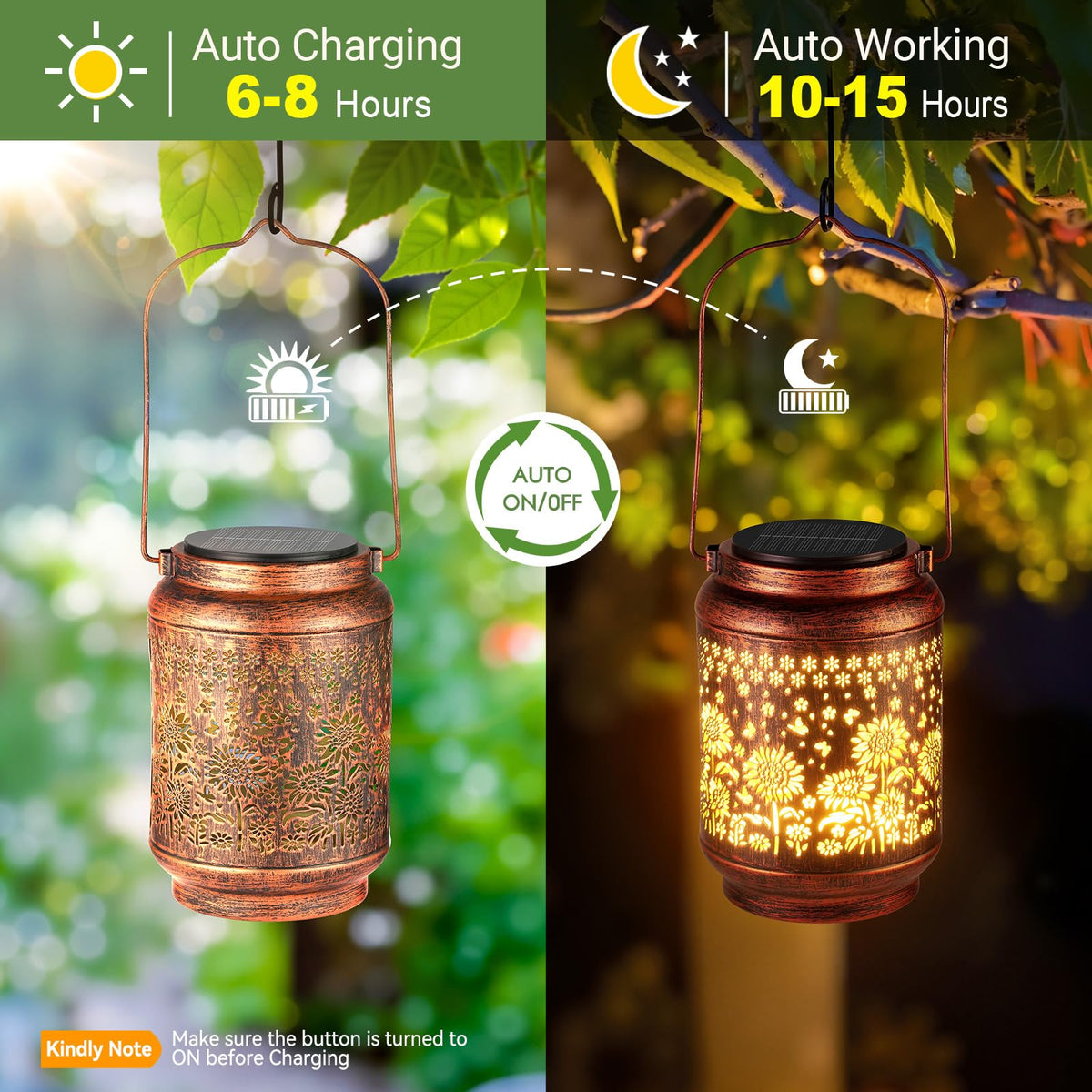 KOOPER dual-mode lighting offers warm and cool options for mood