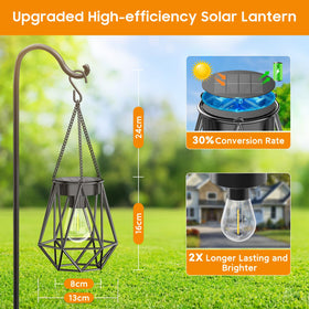KOOPER lantern with easy install and auto on/off for hassle-free lighting